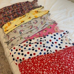 Lot of 6 Girls H&M Dresses Size 5T/6
